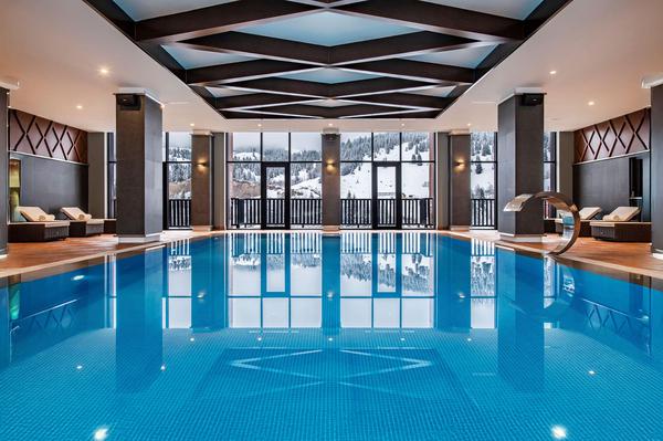 Alpine Spa indoor pool at Ambassadori Goderdzi