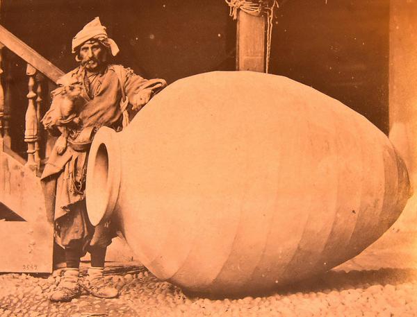 Vintage Picture of a Qvevri