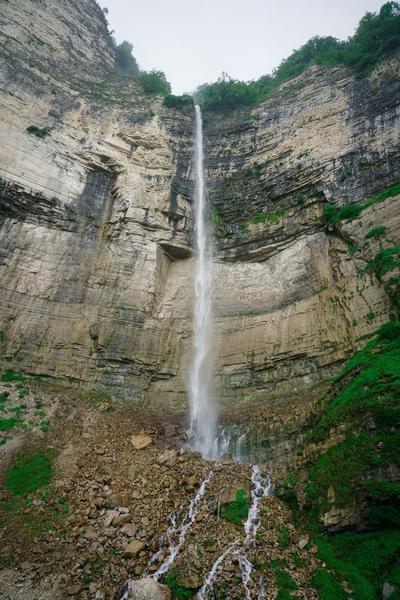 Kinchkha Warterfall in Imereti region