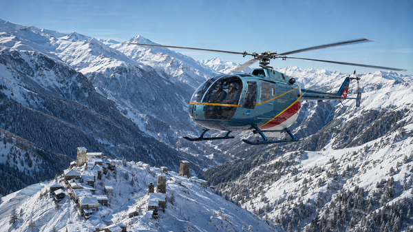 Helicopter journey above Tusheti’s remote villages
