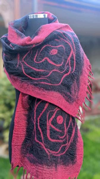 Felted Scarf Masterclass. Görüntü izni: &copy; ირიათონი